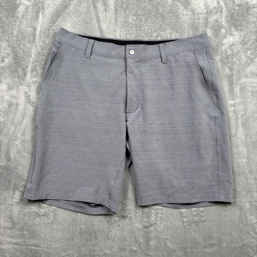 BYLT Premium Basics Kinetic Shorts Grey Men's Size XL Active Golf